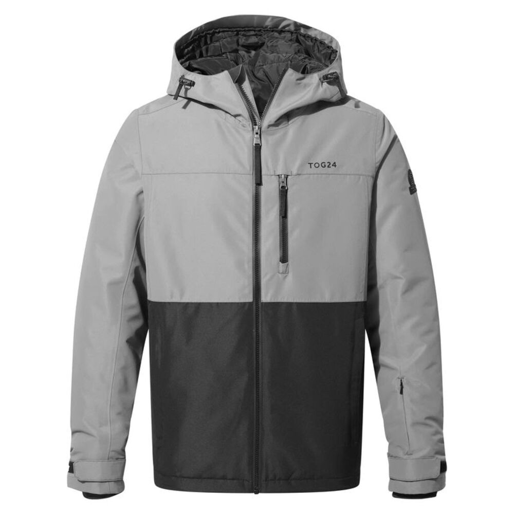 TOG24 Mens Whistler Ski Jacket / Black/Steel Grey